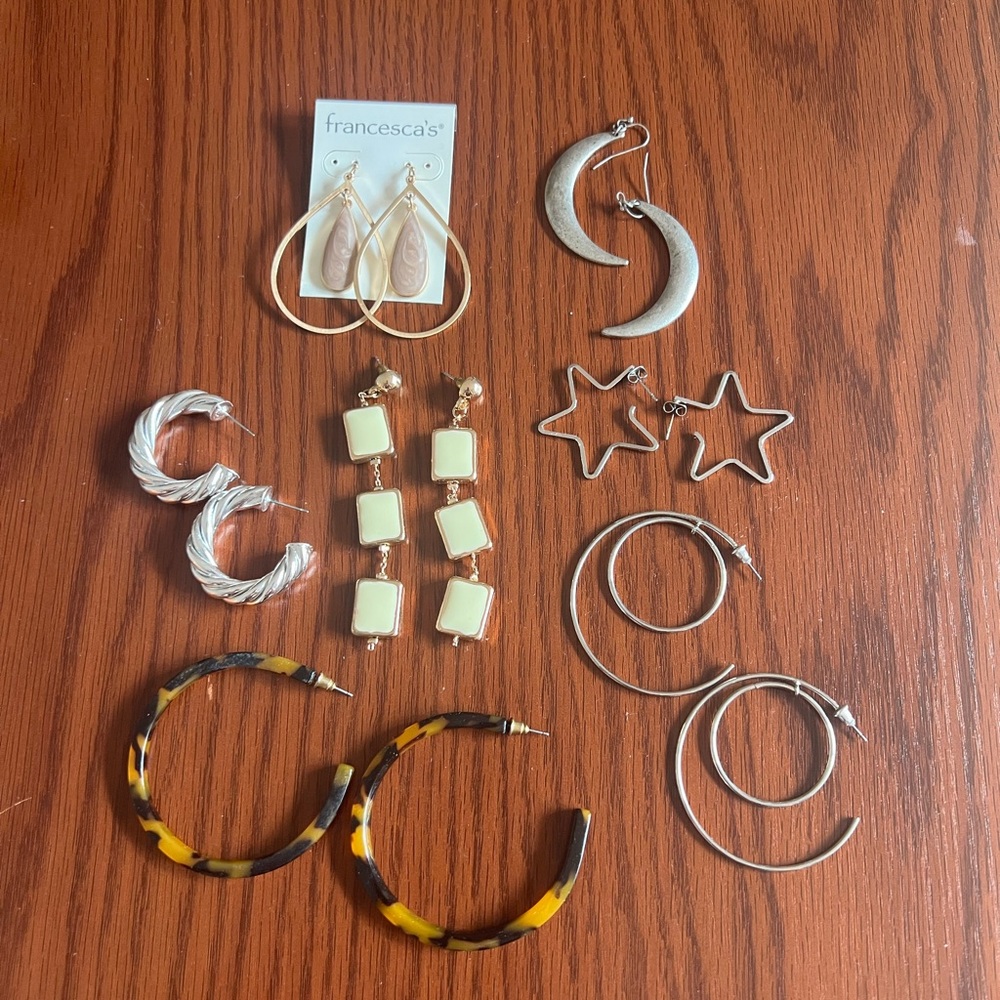 Bundle of Earrings | Silver & Gold